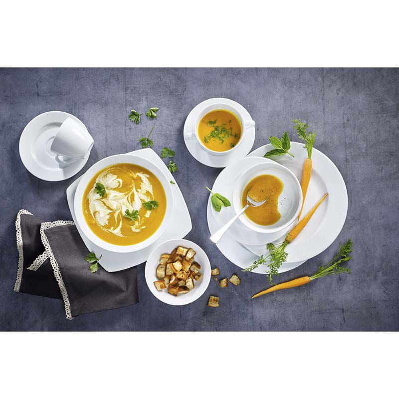 BISTRO Dessertteller (mit Fahne) - (Ø 19 cm)