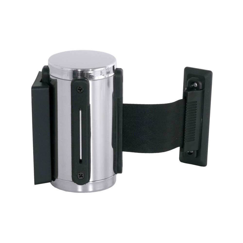 Wandhalterung zu Absperrpfosten (Gurt 170 cm schwarz)