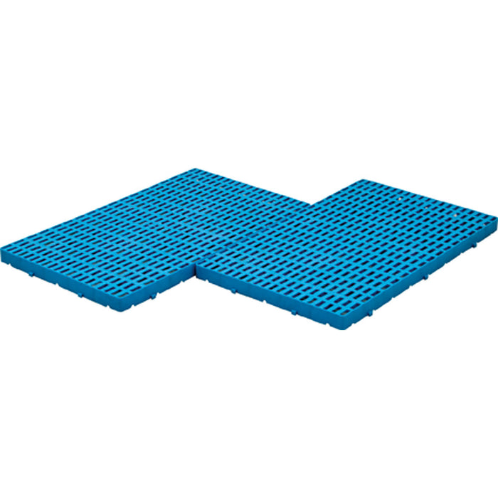 Bodenrost 100 x 60 cm - HDPE blau