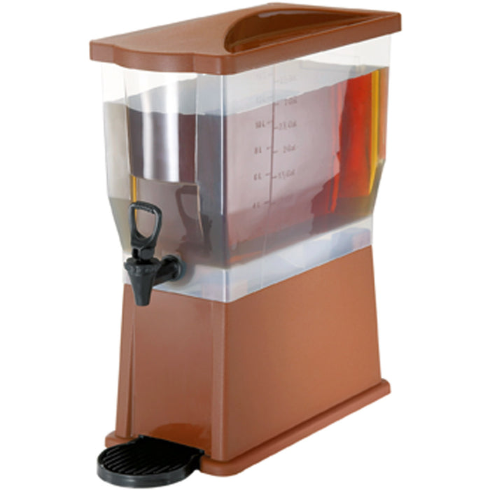 Saftdispenser 14 L Inhalt, skaliert, Braun (PP)
