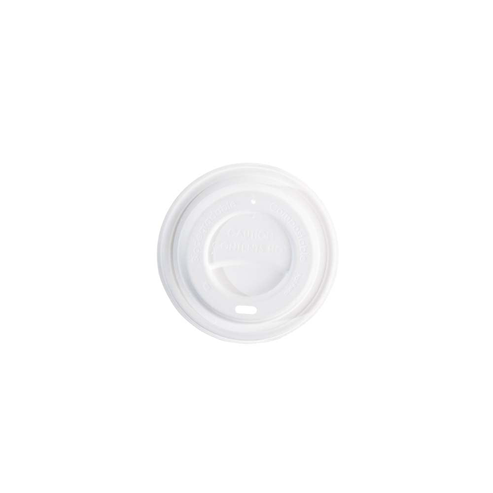 NATURAL Deckel kompostierbar - für Becher 300 ml (50 Stück)