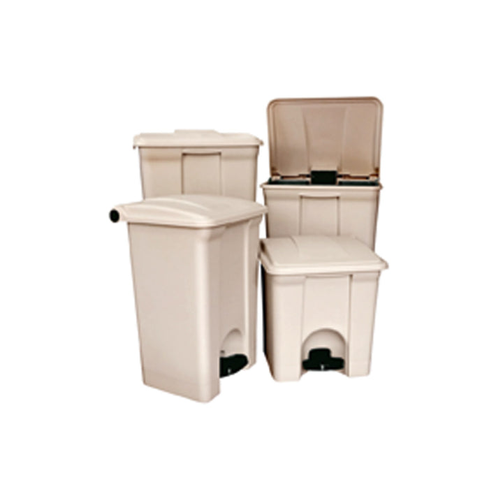 Tret-Abfalleimer PP beige - 30 Liter