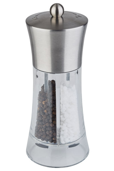 "2 in 1" Salz- und Pfeffermühle rund Ø 7,5 x 18,5 cm