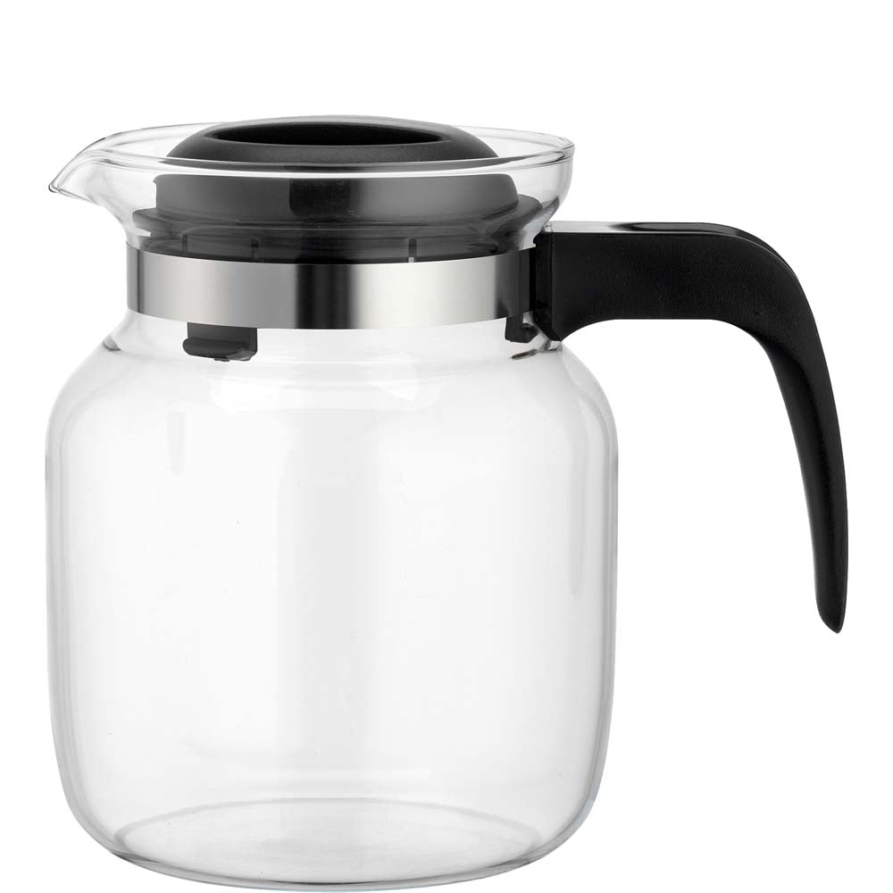 MATURA Glaskanne - 1,25l - Ø12,7 x 16,4 cm - Deckel schwarz