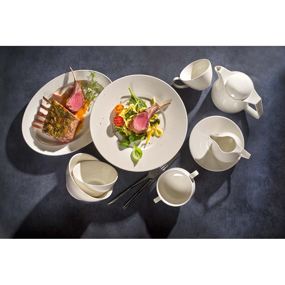 WISH Fahnenteller (breite Form), Menü - Ø 27 cm