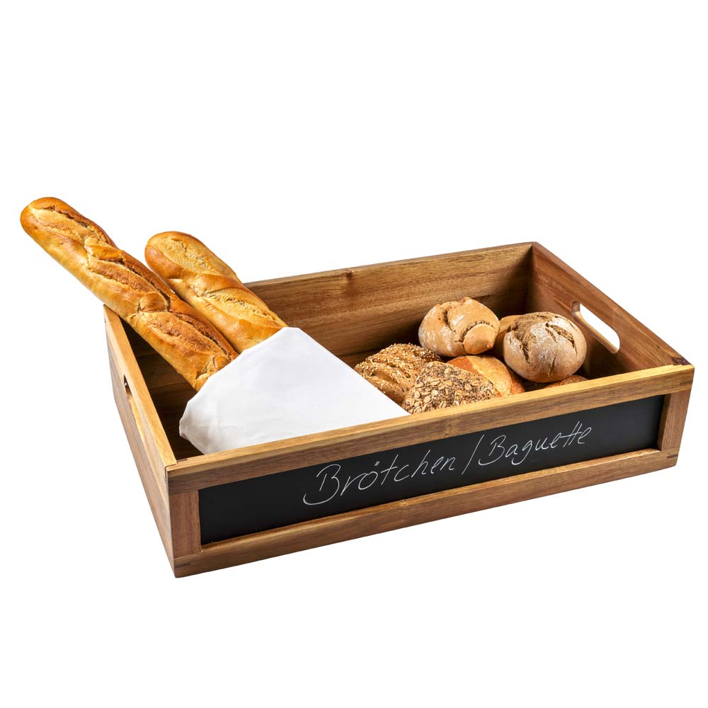 Brotkiste GN 1/1 mit Schiefertafel
