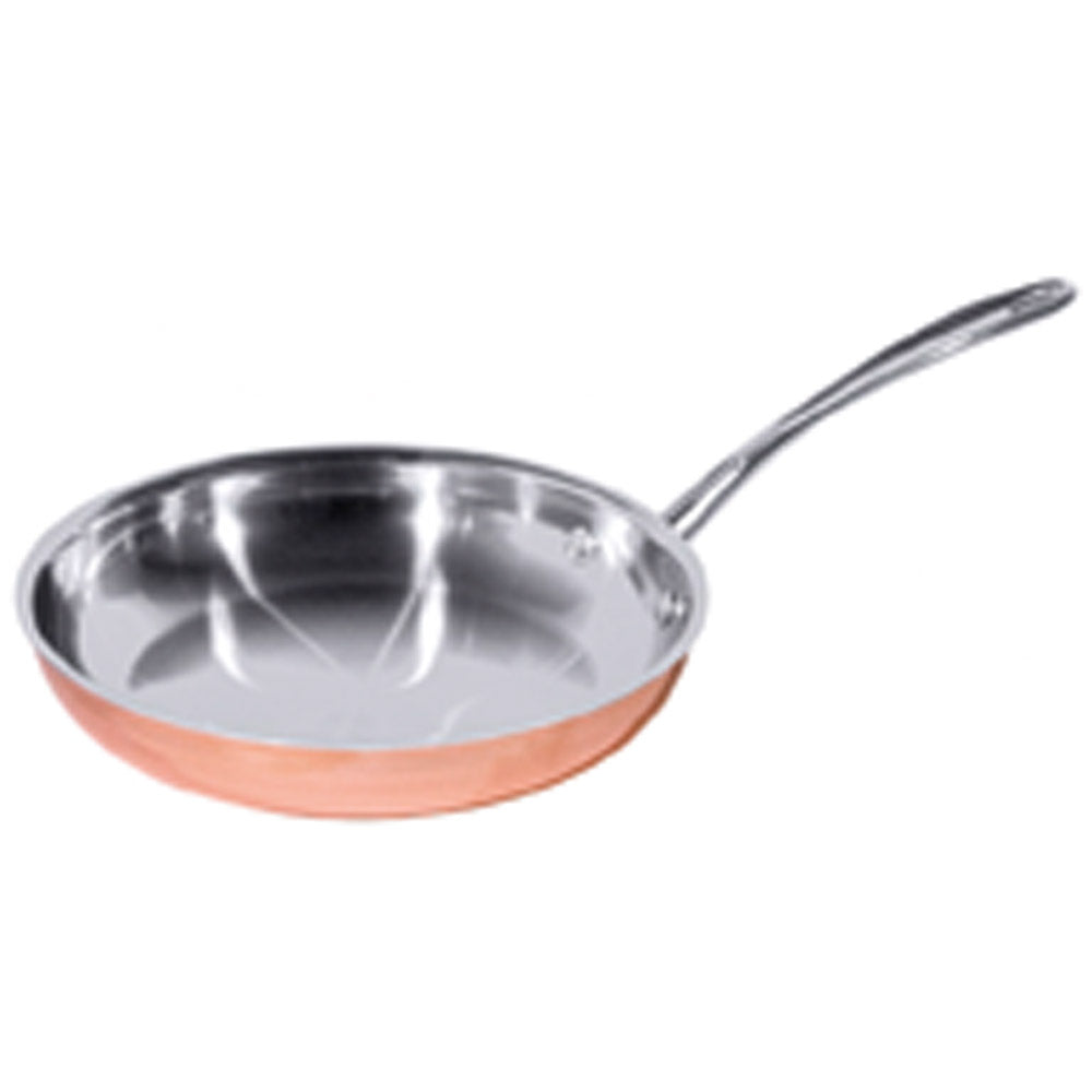 CUISINE Flambierpfanne Ø 24 x 4,5 cm - 3 Ply-Kupfer