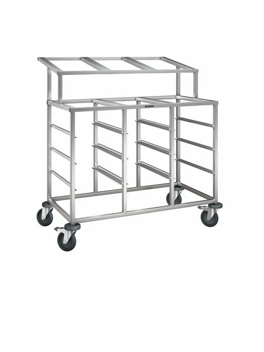 RWR 3-A Regalwagen 15 x GN 1/1 - stahlverzinkte Rollen