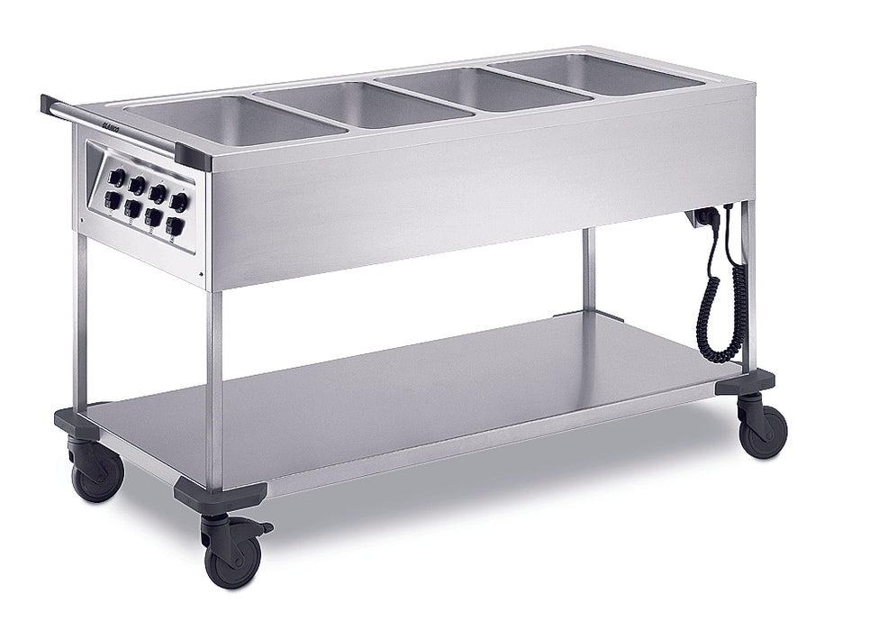 Speisenausgabewagen "SAW 4" - Griff stirnseitig (230 V)