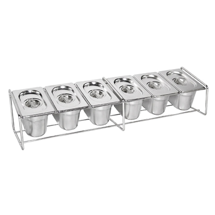 Gestell für GN-Behälter - 67,8 x 18,3 x 14,5 cm