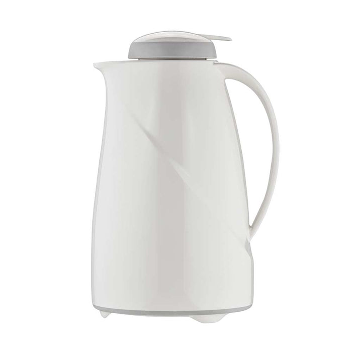 WAVE PUSH Isolierkanne 1,5 l - Weiß