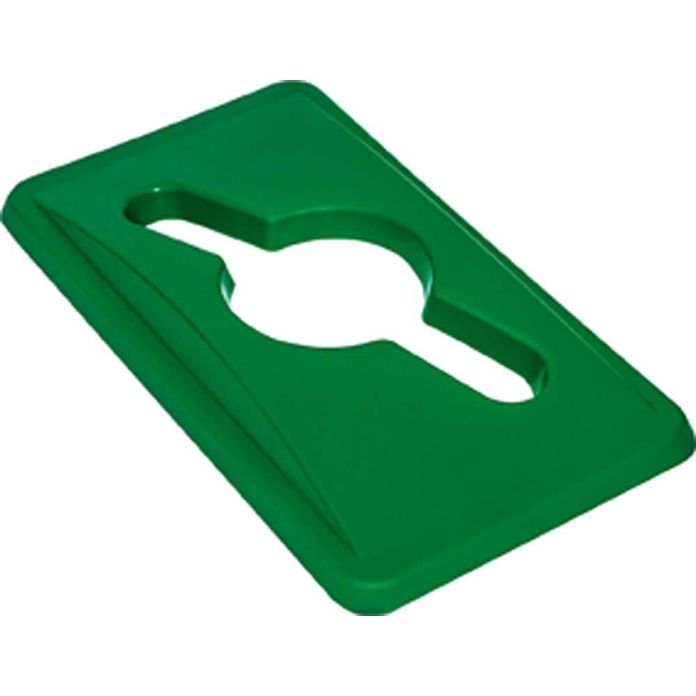Deckel für Abfallbeh. 9237650 - Grün offen - 51 x 29 x 5 cm
