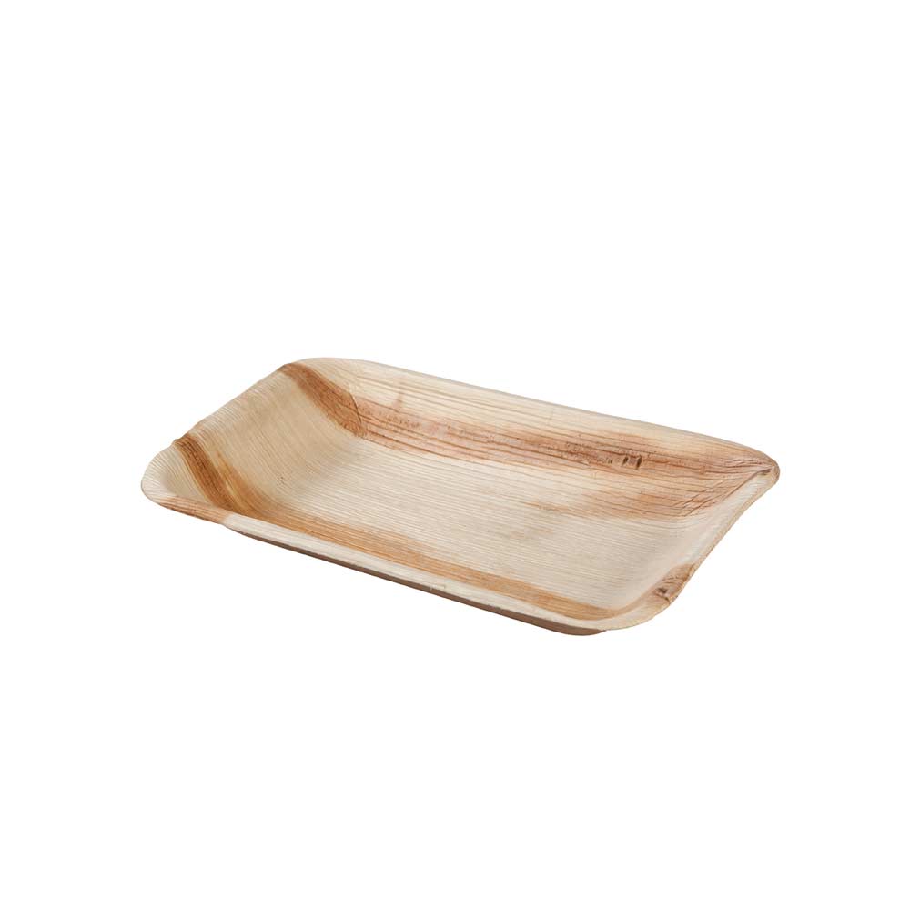 Palmblatt Teller - 25 x 15 x 2,5 cm (200 Stück)