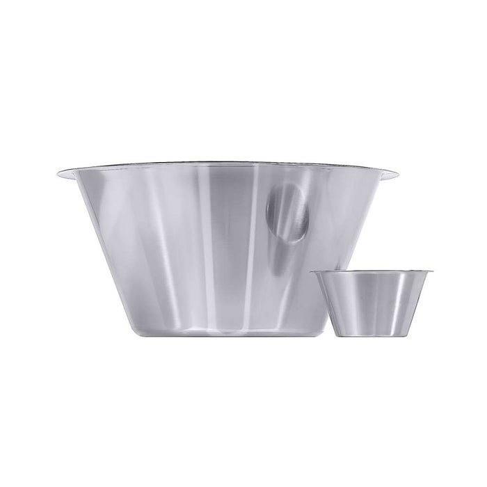 Küchenschüssel konisch tief Ø 35,5/21,5 x 18 cm - Inhalt 11 l - CNS 18/10