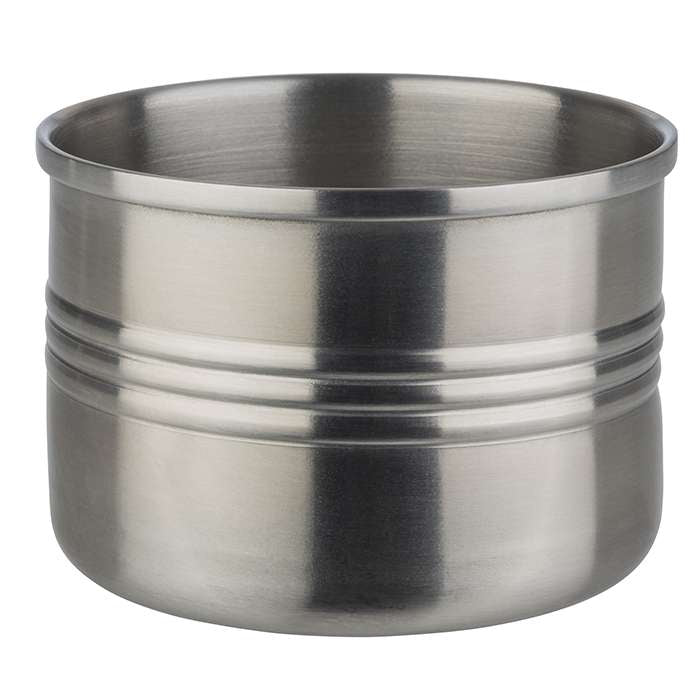 SNACK-CAN Mini-Schüssel - Edelstahl - Ø 7,5 x 5,5 cm (Inhalt 0,17 l)