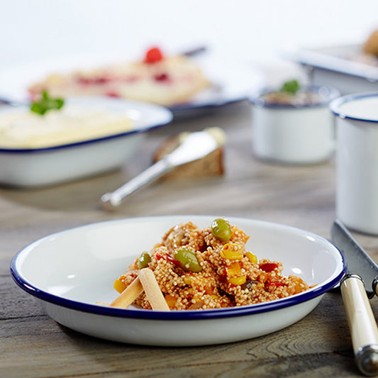 ENAMEL Teller, tief Ø 18 x 3,5 cm