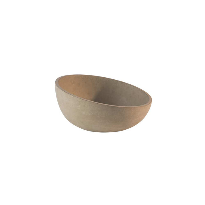 ELEMENT Schrägschüssel Beton - Ø 22 x 6/10,5 cm (Inhalt 1,1 l)