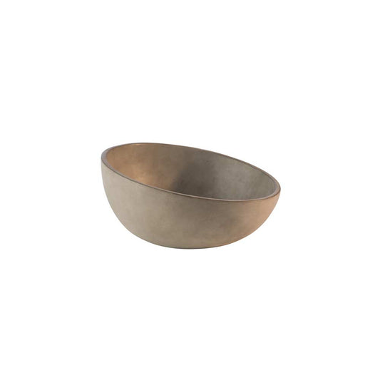 ELEMENT Schrägschüssel Beton - Ø 26 x 7,5/13 cm (Inhalt 1,7 l)