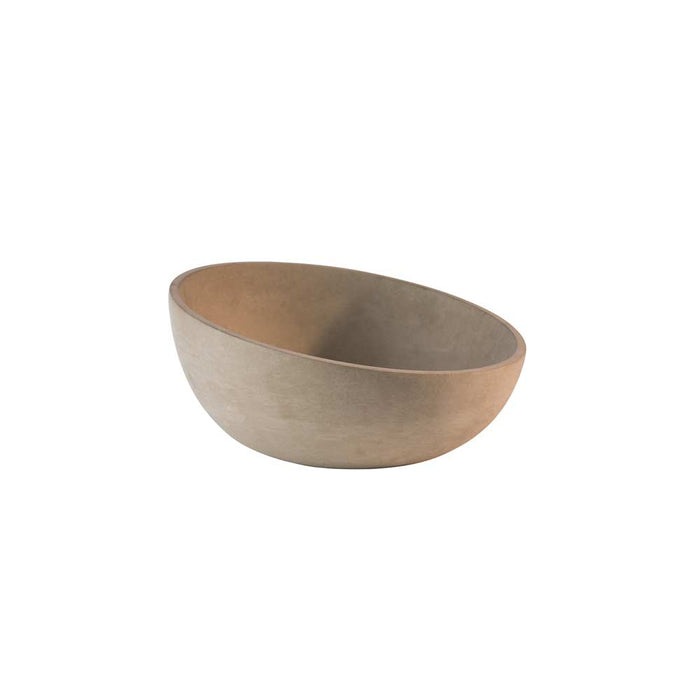 ELEMENT Schrägschüssel Beton - Ø 29,5 x 8,5/14,5 cm (Inhalt 2,5 l)
