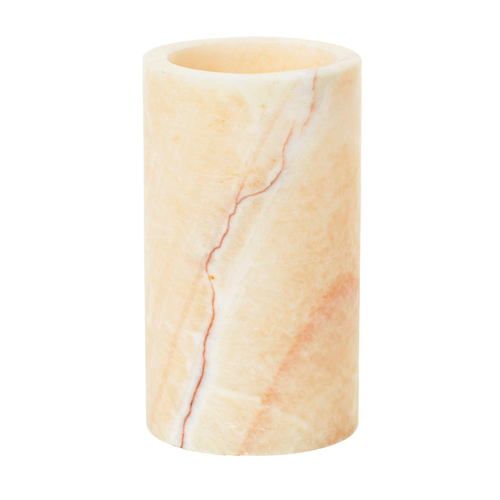MINERAL Kerzenhalter Ø 7 x 12,5 cm - Onyx-Design