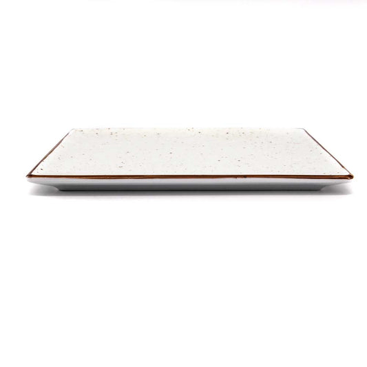 COUNTRY Dessertteller - 20,5 x 20,5 cm - Eierschalen-Beige