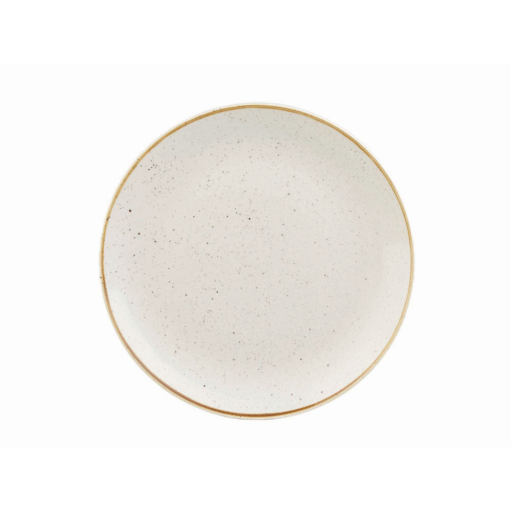 STONECAST Coupteller, Menü - Ø 26 cm - Barley White