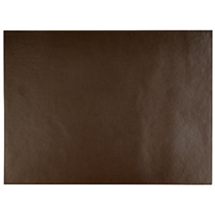 Platzset Kunstleder 44 x 32,5 cm Braun edles und pflegeleichtes Tischset