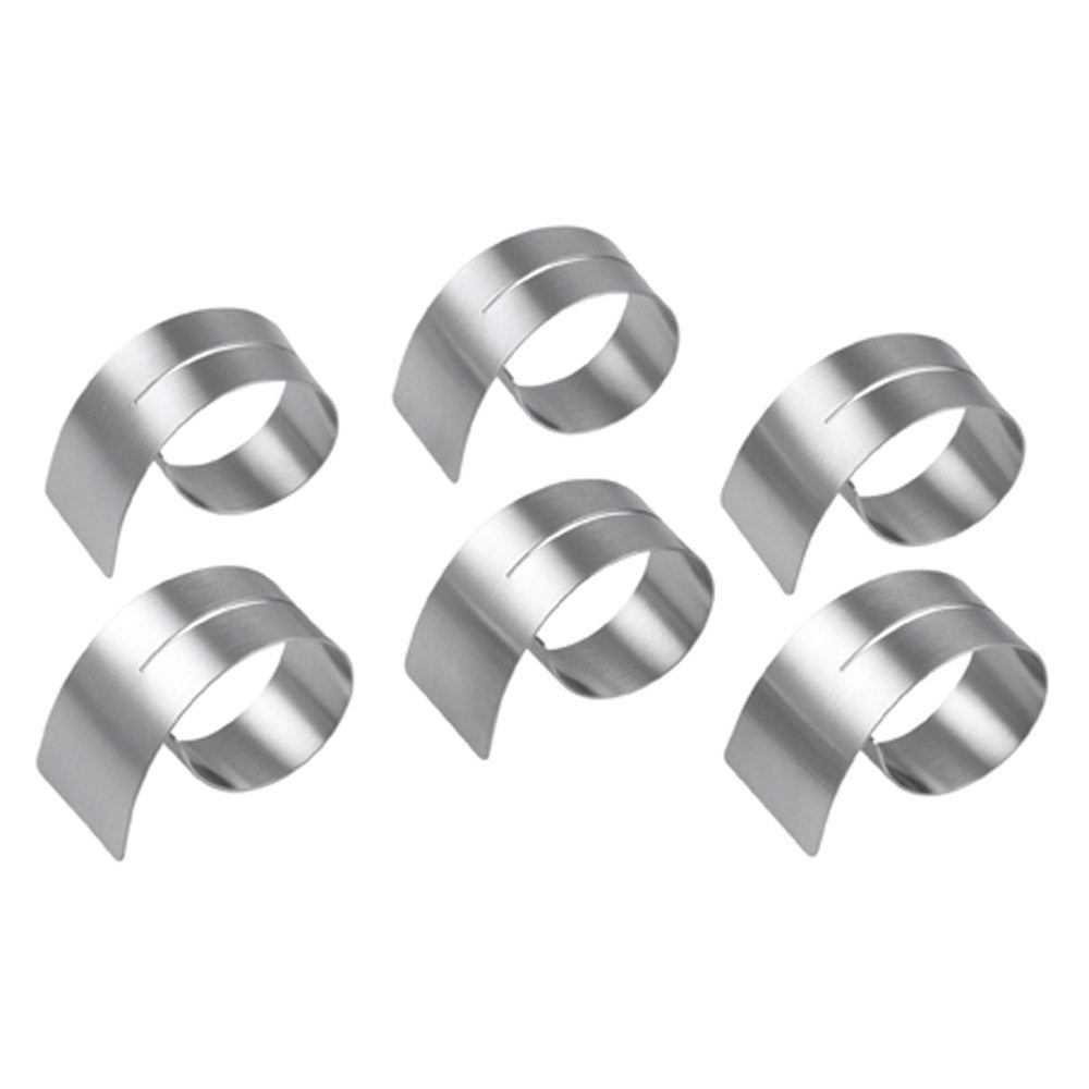 Serviettenringe Ø 4,2 x 3,6 cm 6 Stück dekorative Halter für Servietten