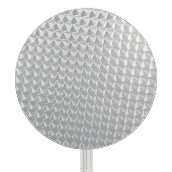 CIRCLES Klapp-Stehtisch - Ø 60 x 105 cm (Edelstahl)