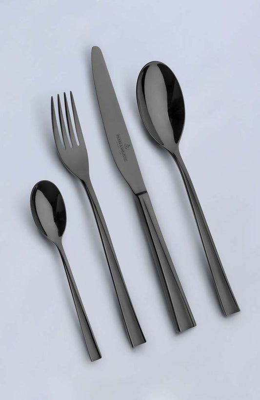 MONTEREY Longdrinklöffel - 21 cm - schwarz glänzend (PVD)