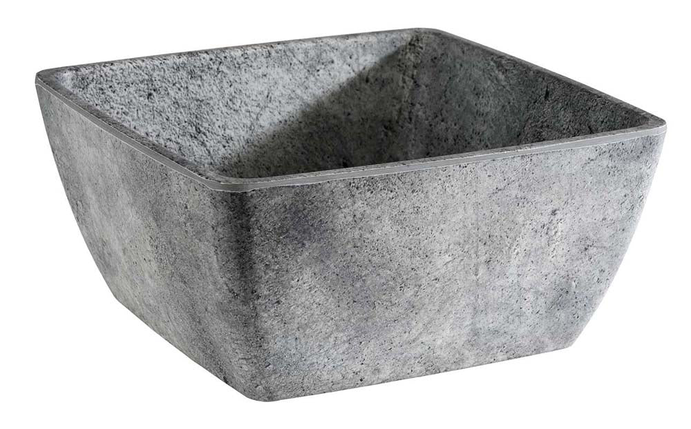 ELEMENT Schüssel 19 x 19 x 9 cm (Inhalt 1,5 l), Melamin - Betonoptik