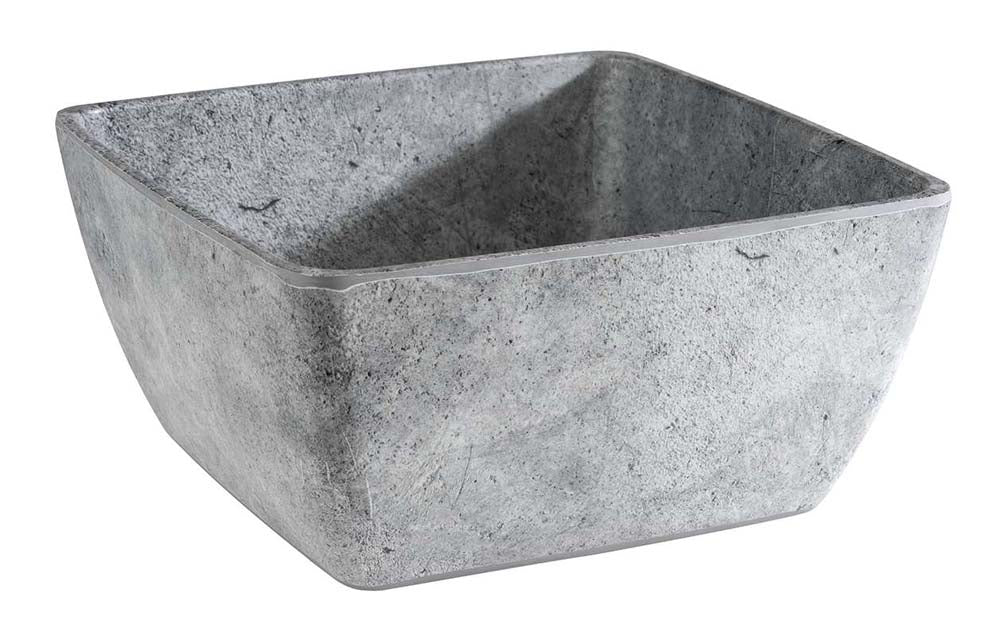 ELEMENT Schüssel 25 x 25 x 12 cm (Inhalt 3 l), Melamin - Betonoptik
