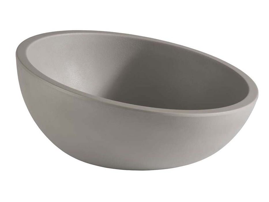 ELEMENT Schrägschüssel Ø 21,5 cm x 5,5/9,5 cm (Inhalt 0,7 l), Melamin - Betonoptik