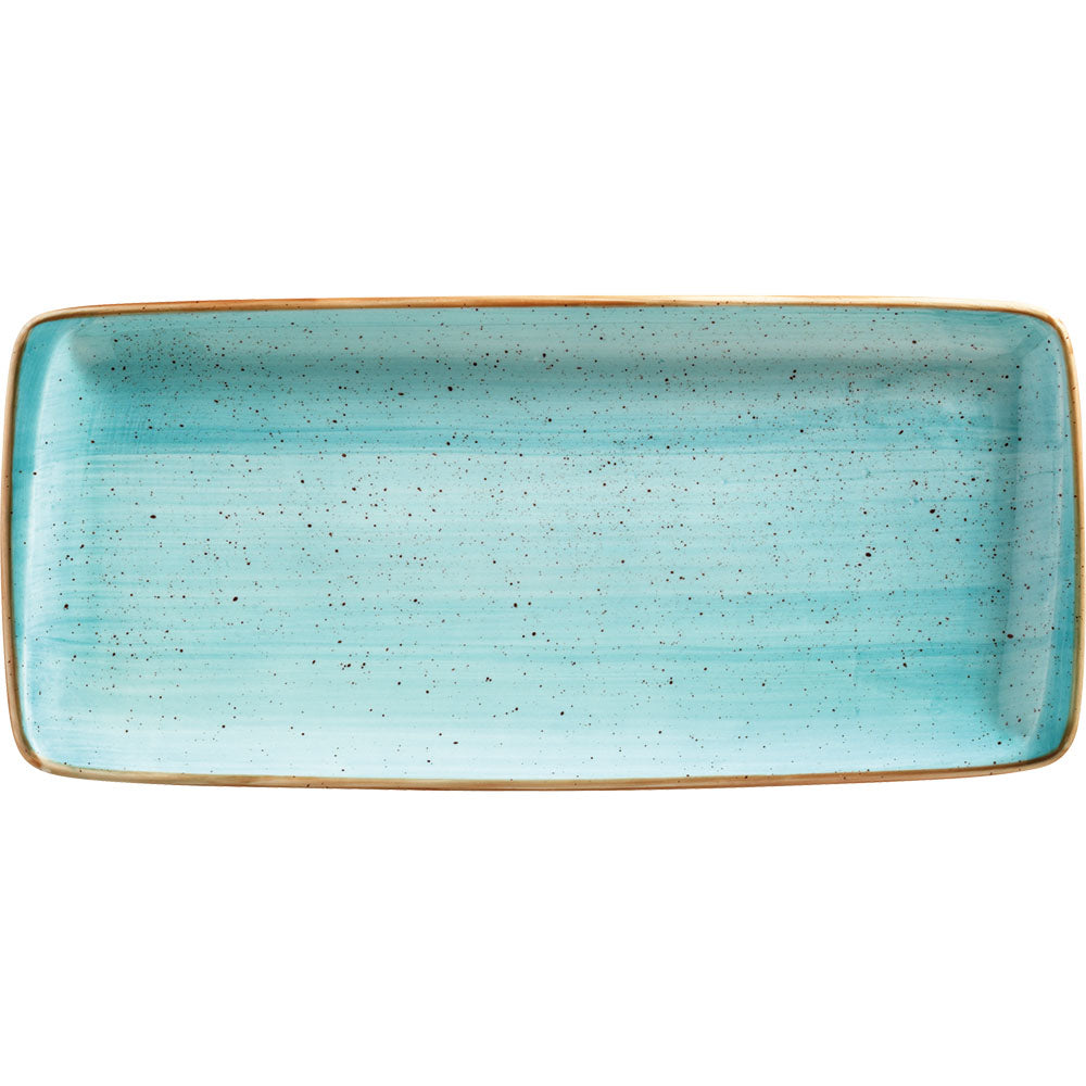 AURA Platte 34 x 16 cm - Aqua