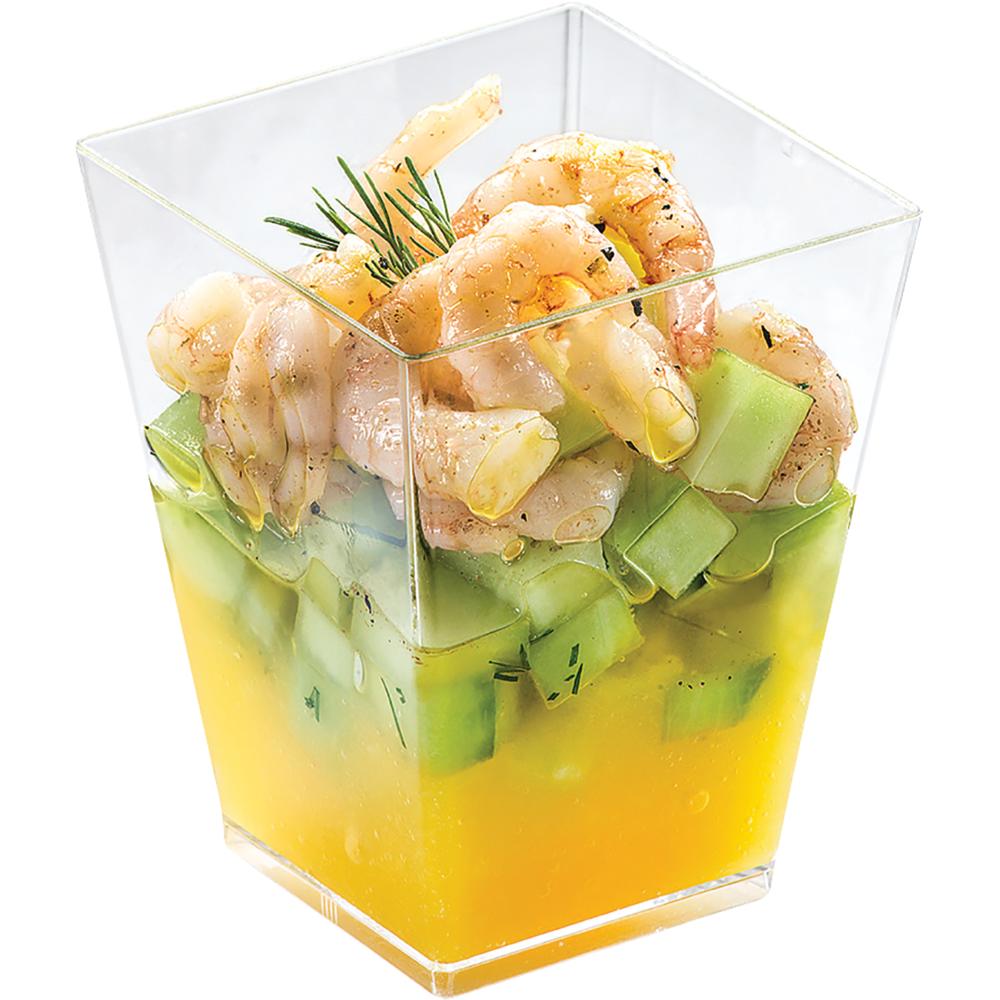 KOVA Fingerfood-Becher 5,9 x 5,9 x 7,2 cm - Inhalt 160 ml (PLA - 8 x 50 Stück)