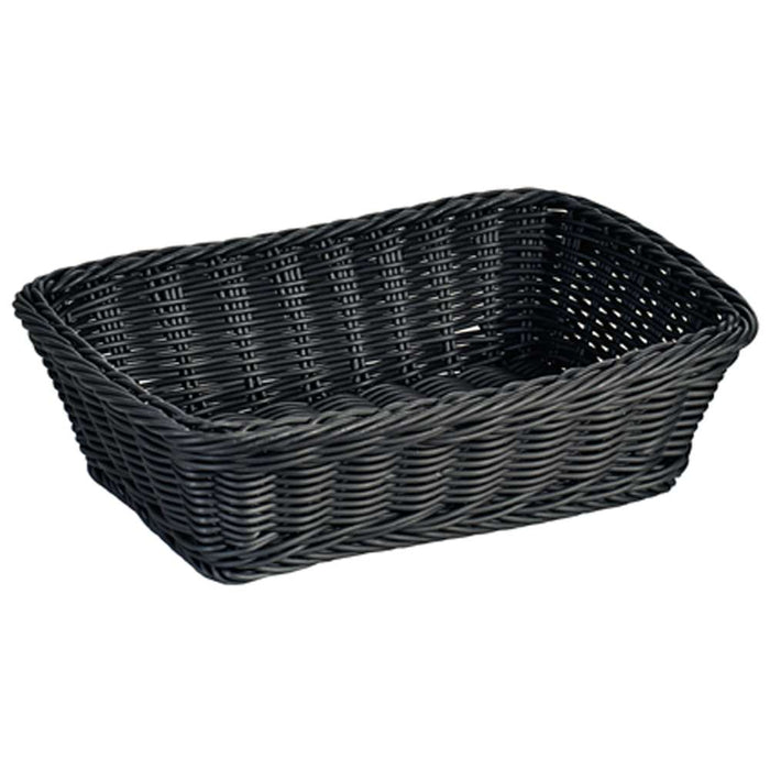BASIC Korb eckig 30 x 20 x 8,5 cm - Schwarz
