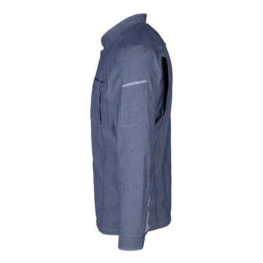 Herren-Kochjacke (Langarm) - Jeans - L