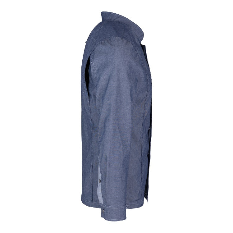 Herren-Kochjacke (Langarm) - Jeans - XL