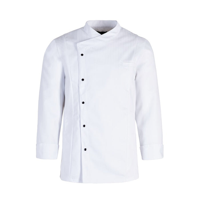 SANTOKU Herren-Kochjacke (Langarm) - Weiß - XL