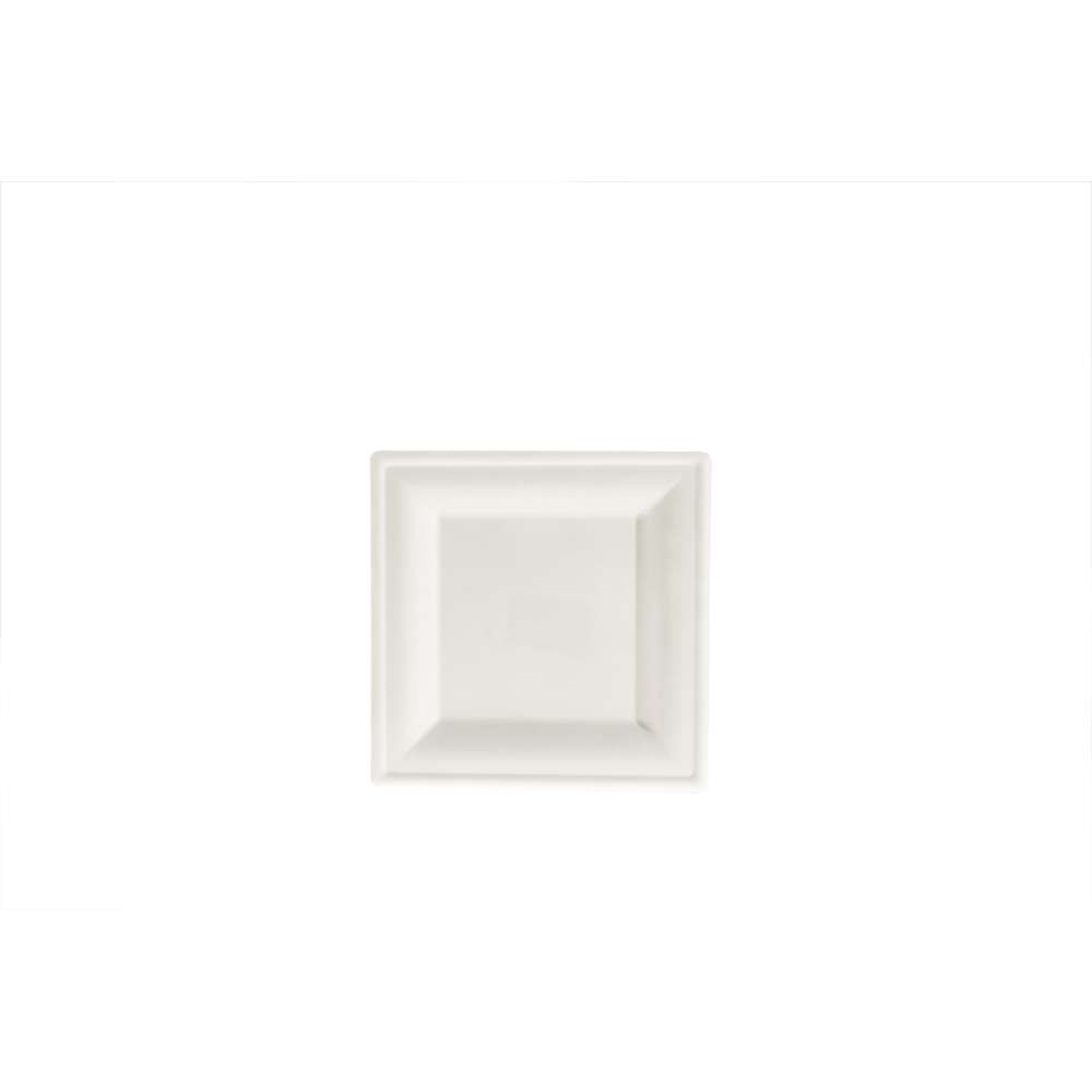 GREENHORN Zuckerrohr-Teller 16 x 16 cm, quadratisch (50 Stück)