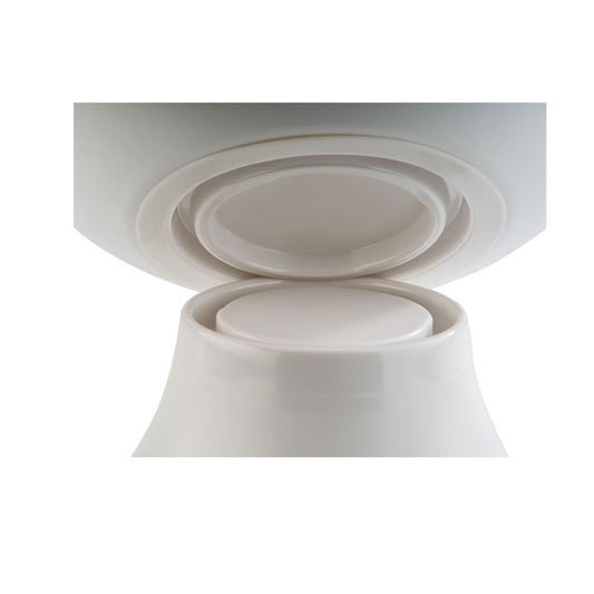 FRIDA LOCK Schrägschüssel Ø 21,5 x 7/8,5 cm - Inhalt 1,0 l - Melamin - Holz/Weiß