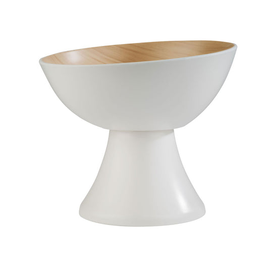 FRIDA LOCK Schrägschüssel Ø 25 x 8/11 cm - Inhalt 1,6 l - Melamin - Holz/Weiß