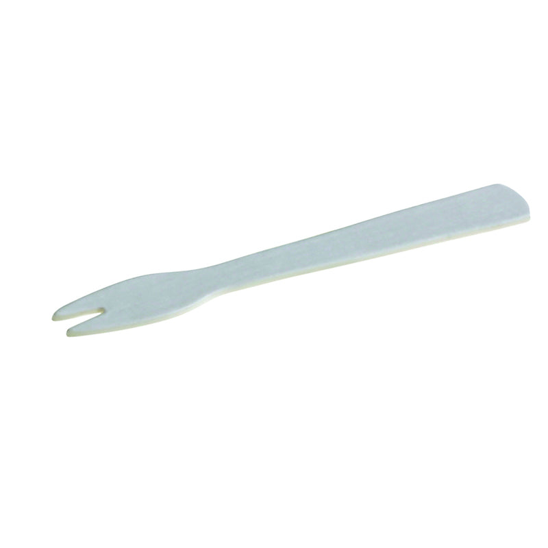 NATURESSE Snack-Gabeln 8,8 cm - Papier- Weiß (1.000 Stück)