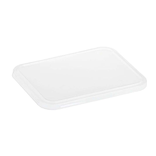 PLA-Deckel für Menüschale 22,7 x 17,8 cm - 200 Stück - Klar
