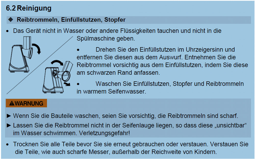 CASO Multireibe CR 4 - inkl. 4 Einsätze (230 V)