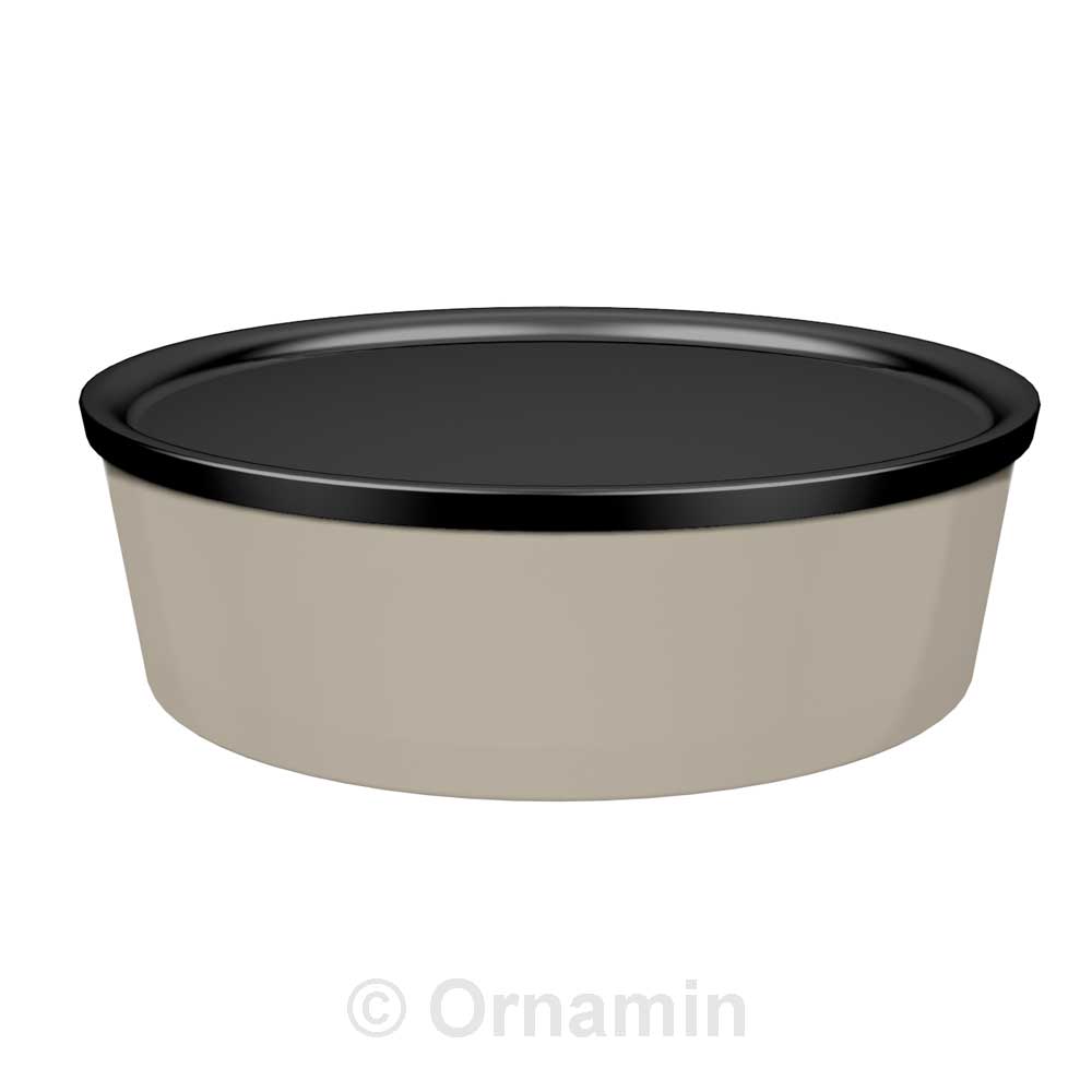 MODELL 1244 Schale Ø 20 x 6 cm - Inhalt: 1,1 l - leinen (SAN)