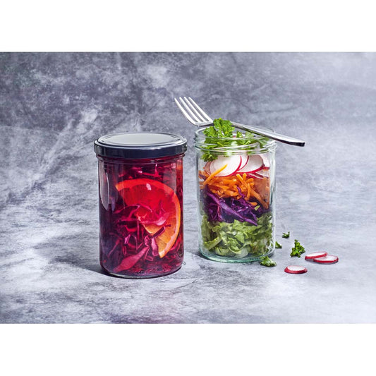 Deckel für Schraubverschluss-Glas 44 cl - Ø 8,2 cm - Schwarz