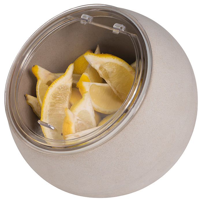 MOON Schale mit Deckel - Ø 19 x 17.5 cm - 0.8 l - grau