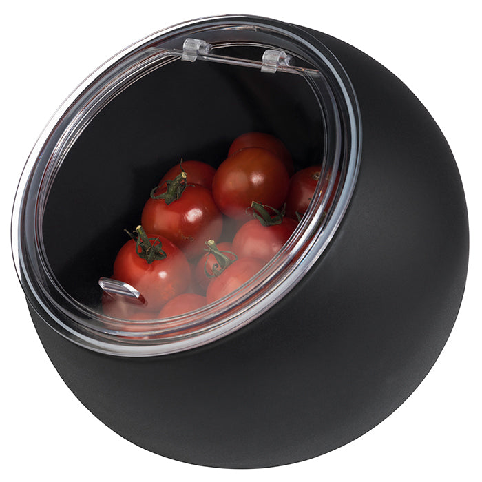 MOON Schale mit Deckel - Ø 19 x 17.5 cm - 0.8 l - schwarz