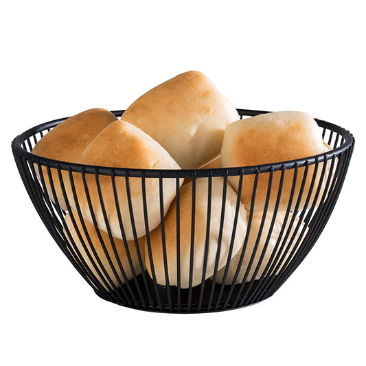 SVART Präsentationskorb Ø 17.5 x 8 cm - Metall- schwarz